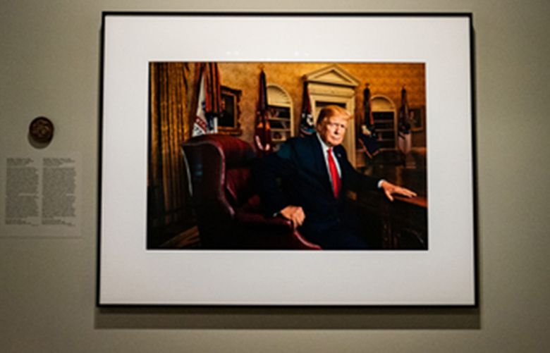 Donald Trump makes his debut in National Portrait Gallery’s presidents