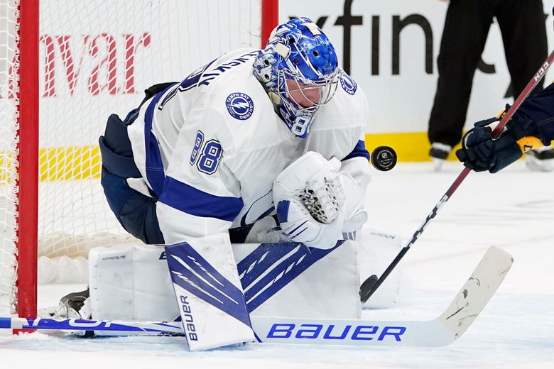 With Vasilevskiy Out, Johansson Looks To Make His Case In Last Preseason  Game Tonight - The Hockey News Tampa Bay Lightning News, Analysis and More