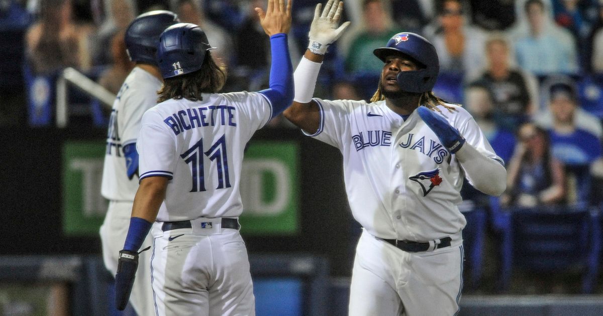 Bichette drives in 5, Blue Jays rout Angels 15-1 - NBC Sports