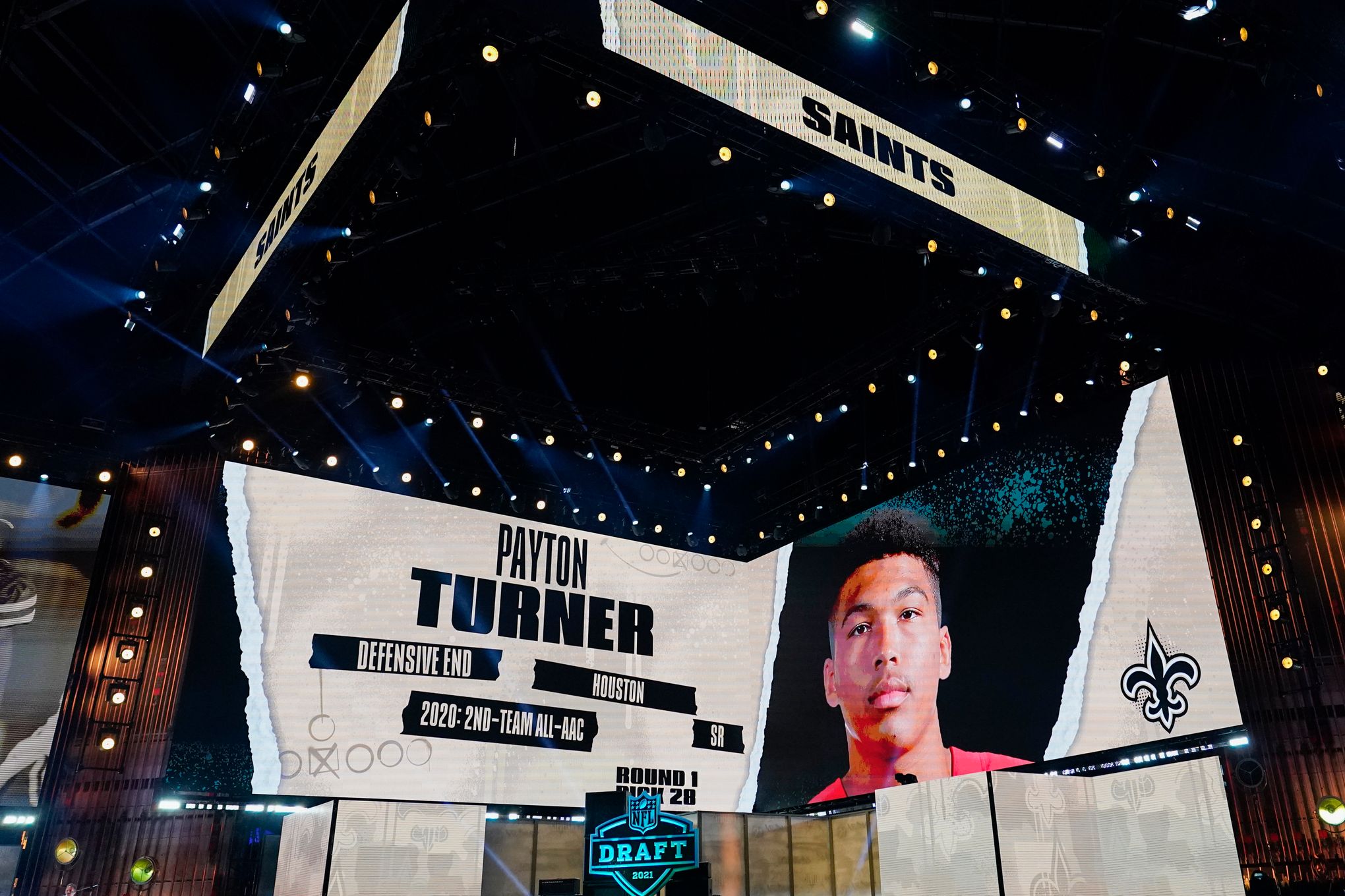 Saints draft Houston DE Payton Turner with 28th overall pick