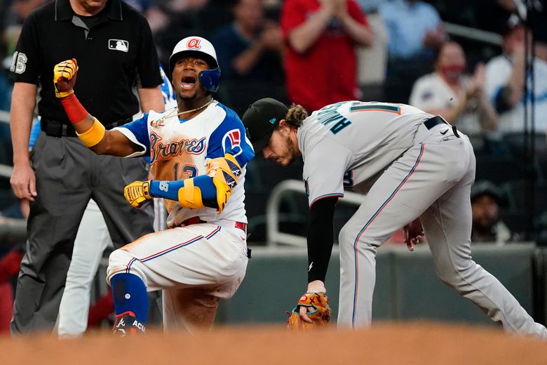 Ronald Acuna Jr. missing from lineup as Braves and Marlins face