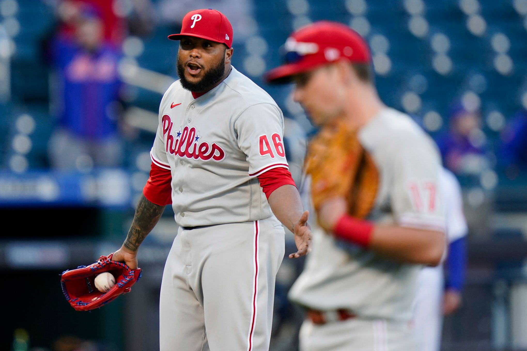 Phillies place reliever Alvarado on the injured list with left