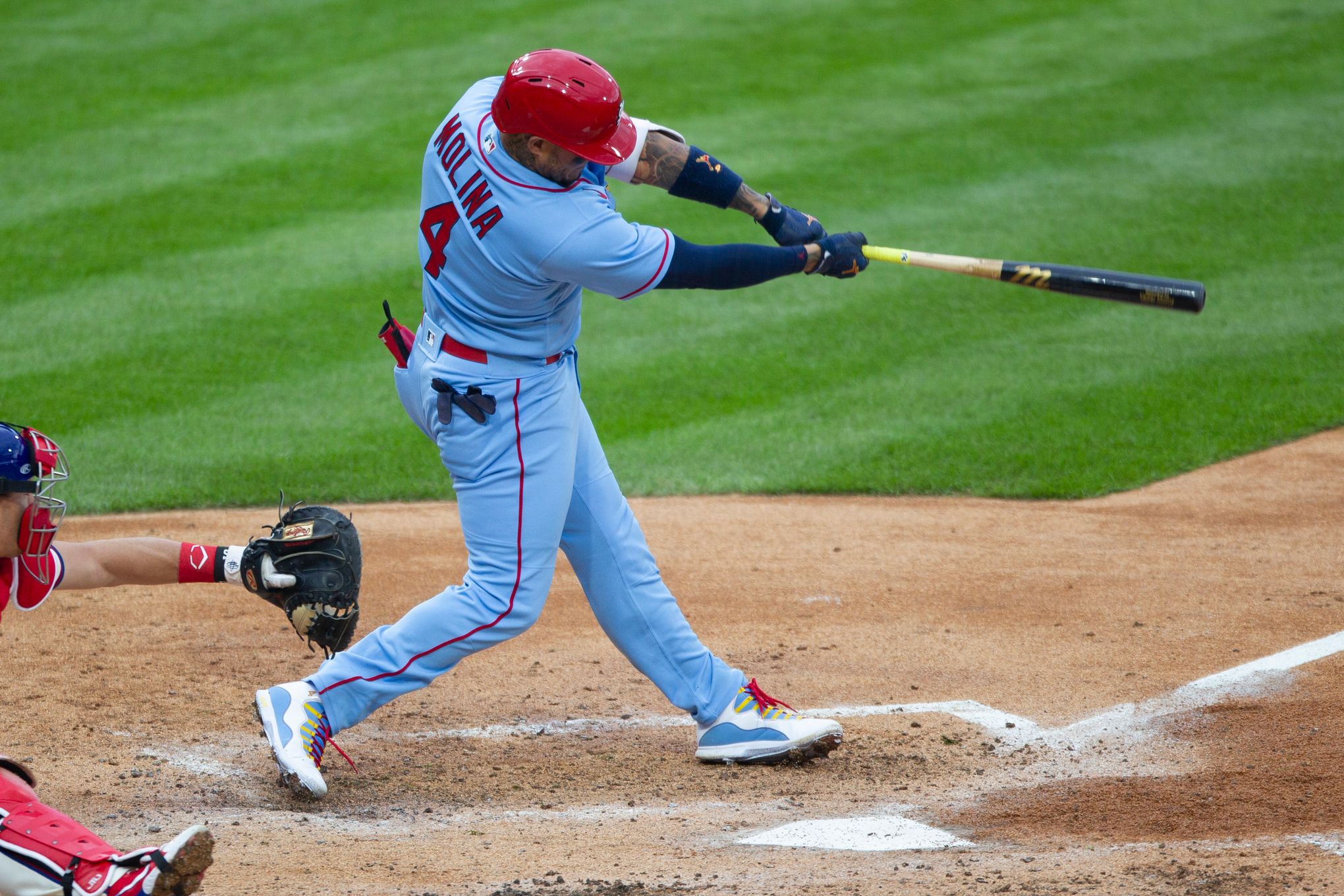 Molina homers twice to lead Cardinals past Phillies 9-4