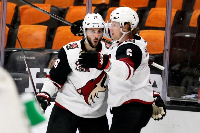 Jakob Chychrun's hat trick gets Coyotes the win over the Ducks 