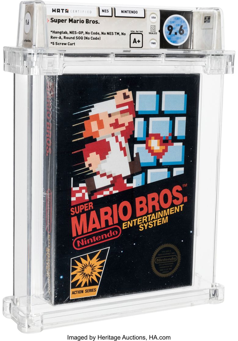 Unopened Super Mario Bros. game from 1986 sells for $660,000