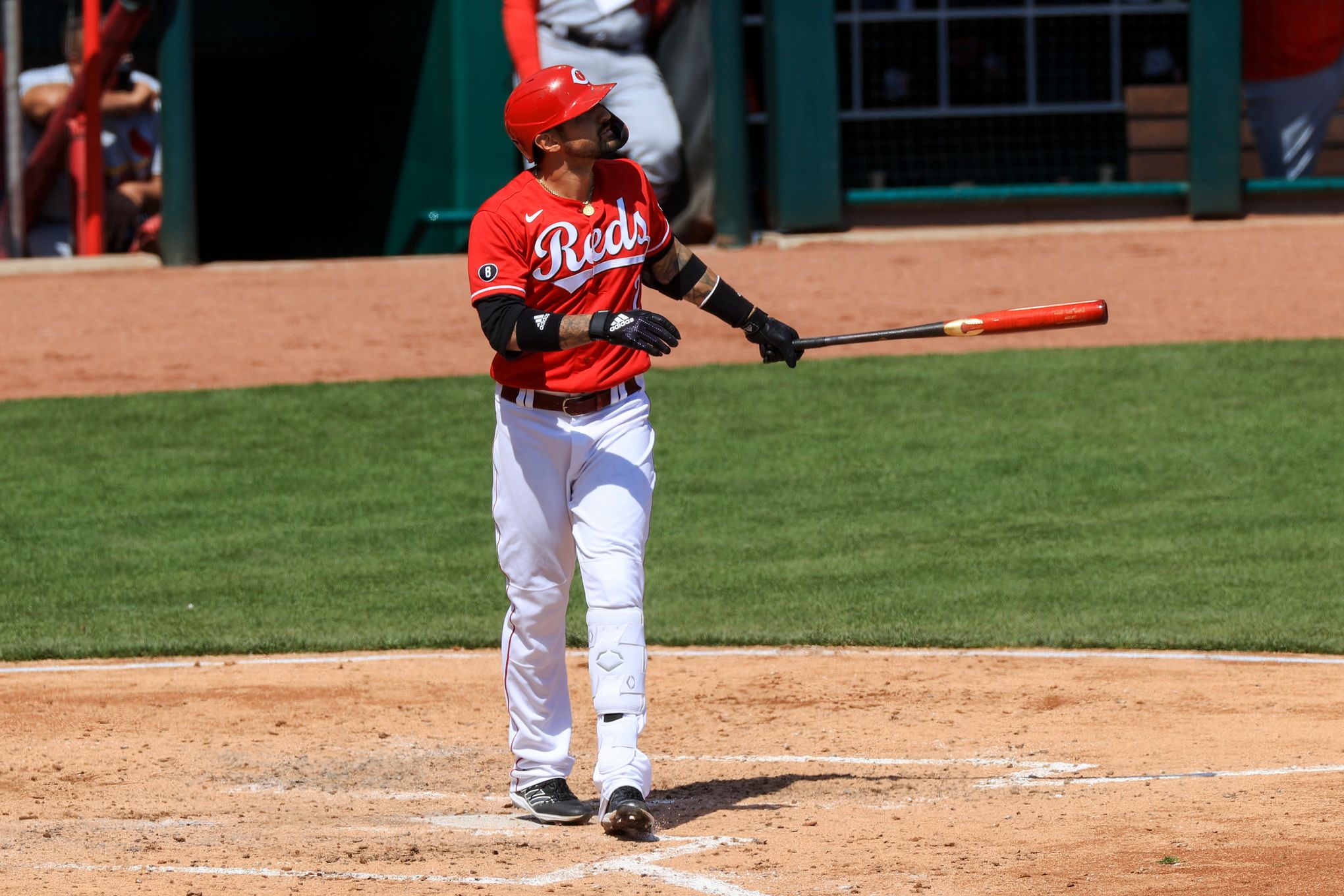 Tyler Naquin has quite a rapport with Jesse Winker