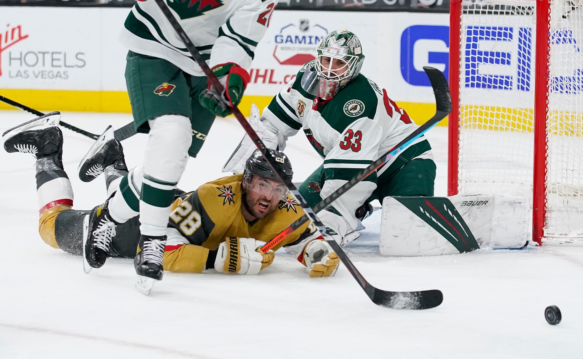 Marc-Andre Fleury made the best save of his career against Nic