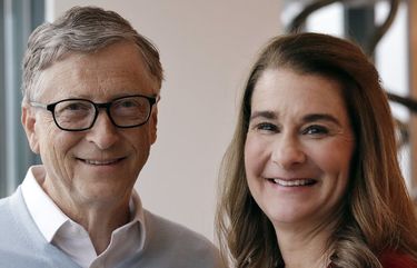 In this photo taken Feb. 1, 2019, Bill and Melinda Gates pose for a photo in Kirkland, Wash. From their perch as the “unofficial deans” of big-ticket philanthropy, it’s business as usual for the Gates amid questions about whether altruism by the wealthy is a force for good. They are speaking out as their annual letter reviewing their work and vision is released. This year’s note focused on 2018’s surprises in the areas where the Bill and Melinda Gates Foundation are involved, including global health and development and U.S. education and poverty. (AP Photo/Elaine Thompson)