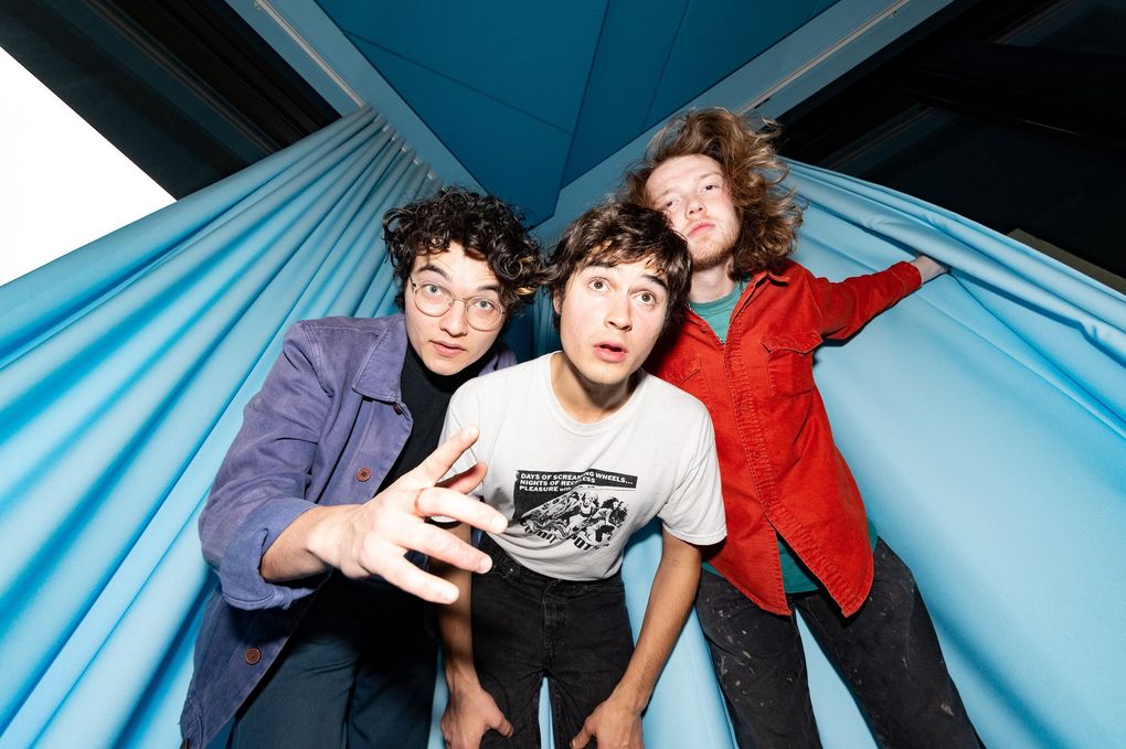 Seattle’s Naked Giants (left to right, Gianni Aiello, Henry LaVallee and Grant Mullen) are among the local bands featured in the 2021 ZooTunes lineup. (Grayson Whitmire)