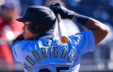 Mariners prospect Julio Rodriguez is raking in High-A ball. His