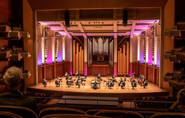 Seattle Symphony welcomed a limited number of in-person audience members for the first time in 14 months at a concert Thursday night, May 20.