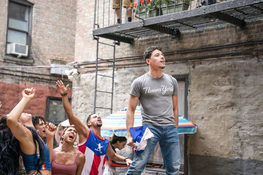 Anthony Ramos as Usnavi in Lin-Manuel Miranda’s “In the Heights.” (Macall Polay / Warner Bros. Entertainment)