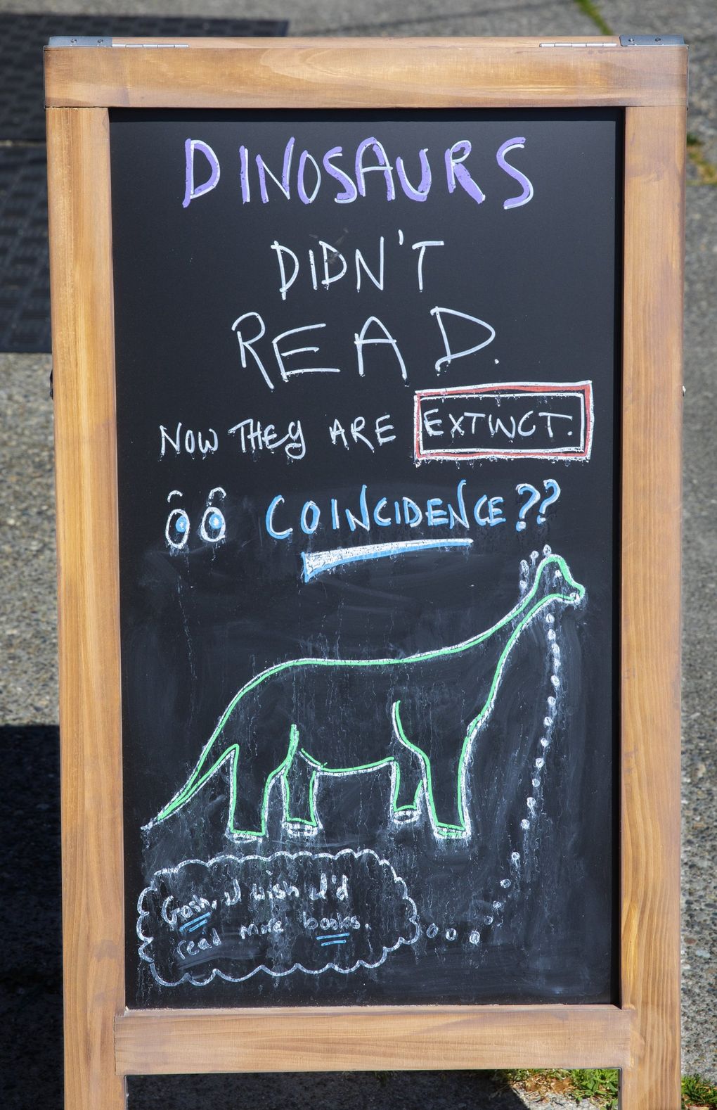 Books are available for pickup at Three Trees Books in Burien every afternoon from 3 p.m. to 6 p.m. (Ellen M. Banner / The Seattle Times)