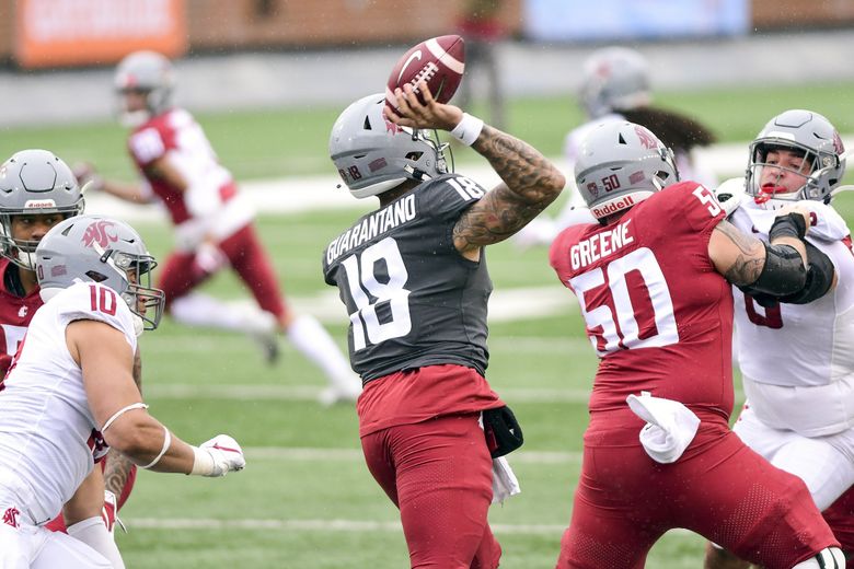 the qb battle is just getting started and four other things we learned from wsu cougars spring camp the seattle times