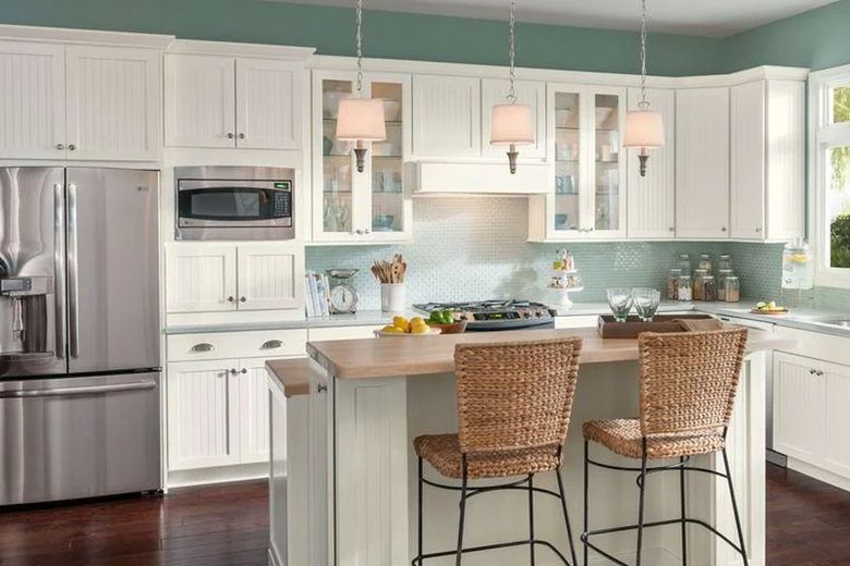 Thermofoil kitchen cabinet doors can bubble or fade. Here's what you can do