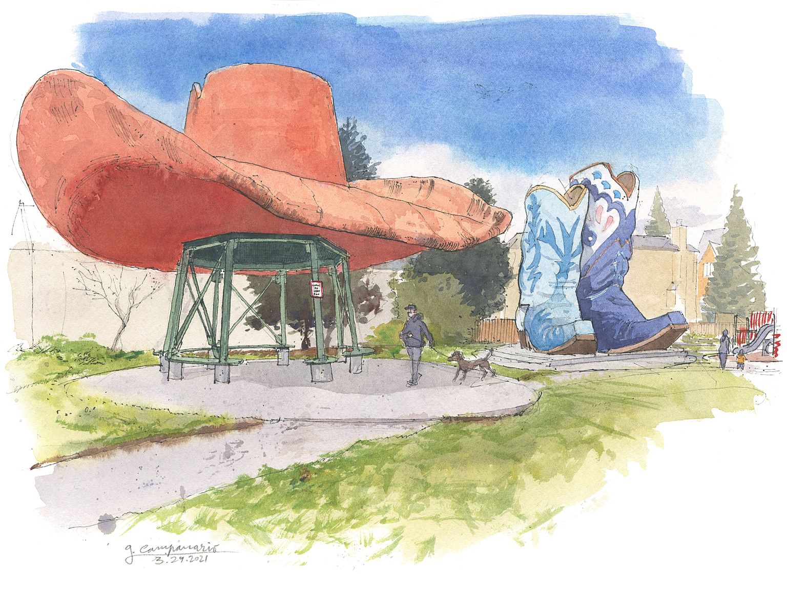 Hat n’ Boots had gotten a little worn, but now they’re