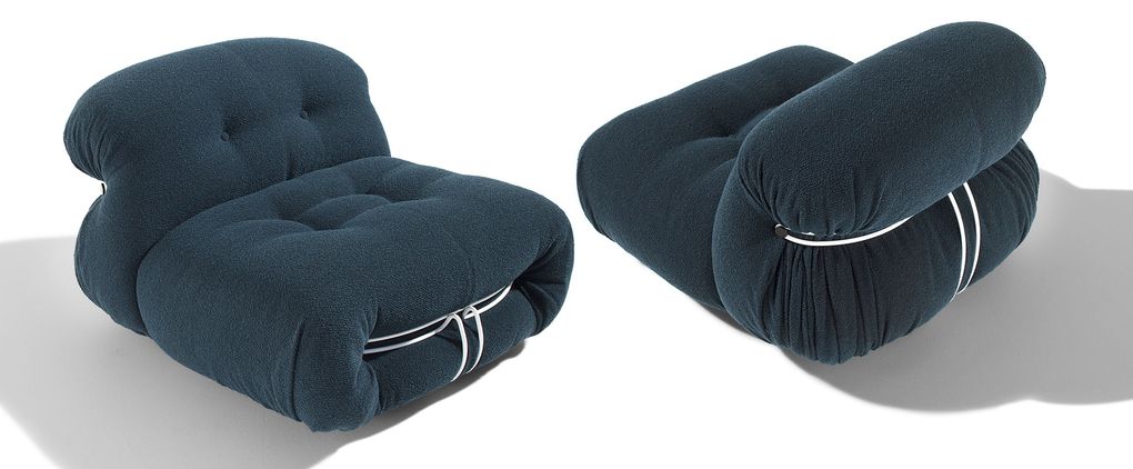 Two Soriana lounge chairs, recently reissued by Cassina. (Courtesy of Cassina)