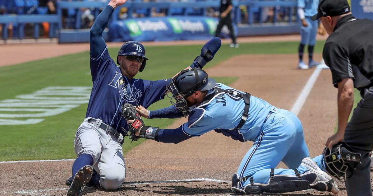 Rays Rally Rays rally with 5 walks in 9th, top Jays for 10th win in row | The ...