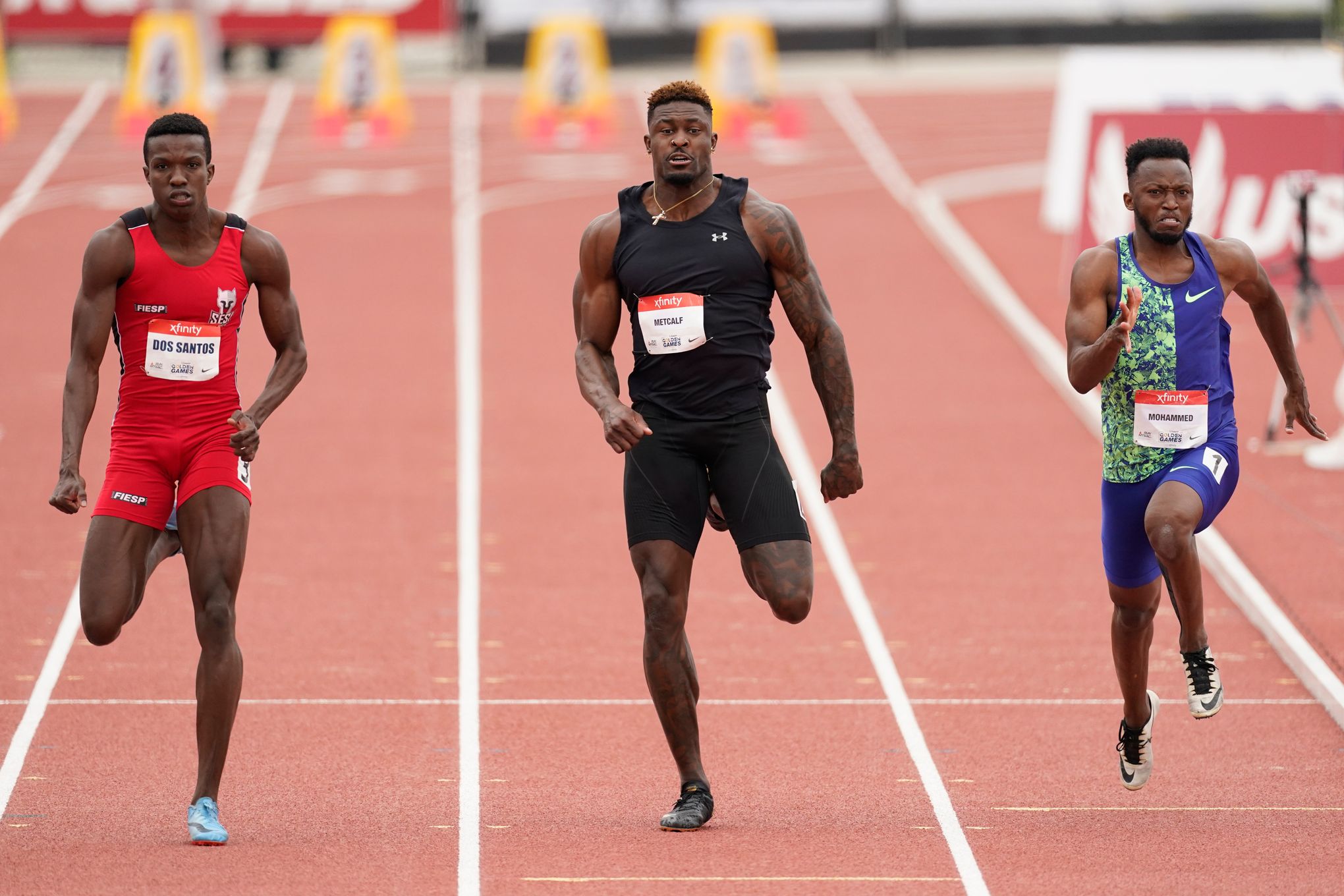 Seattle Seahawks WR DK Metcalf to run in 100-meter dash at USA Track and  Field event - ESPN