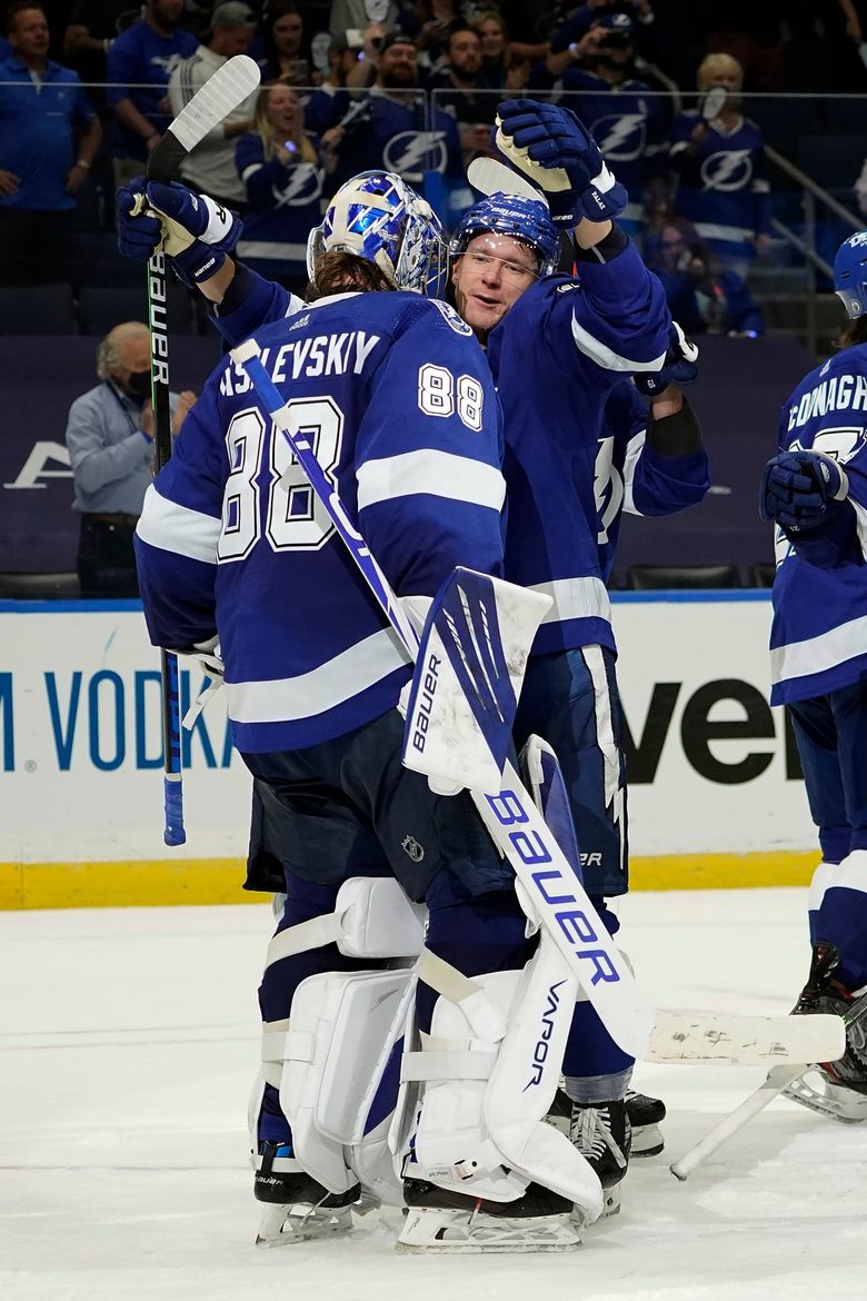 NHL Lightning 88 Andrei Vasilevskiy 2021 Blue Stanley Cup