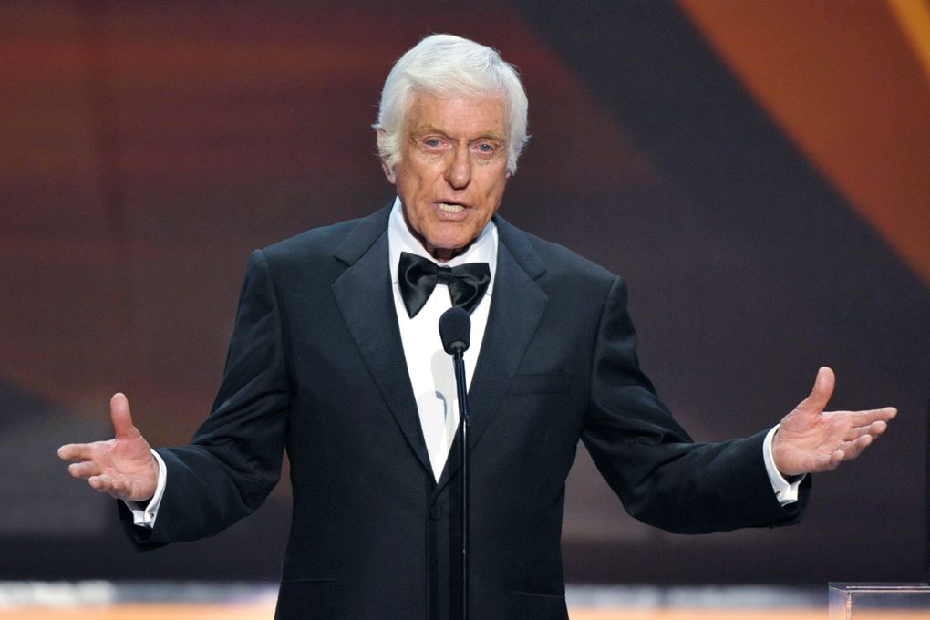 FILE – This Jan. 27, 2013 file photo shows Dick Van Dyke on stage at the 19th Annual Screen Actors Guild Awards at the Shrine Auditorium in Los Angeles. This year’s Kennedy Center Honors will be a slimmed-down affair as the nation emerges from the coronavirus pandemic. The 43rd class of honorees includes country music legend Garth Brooks, dancer and choreographer Debbie Allen, actor Dick Van Dyke, singer-songwriter Joan Baez and violinist Midori. (Photo by John Shearer/Invision/AP, file)