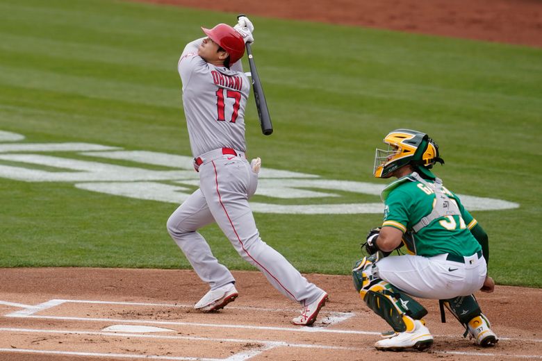 Shohei Ohtani doubles to key 2-run inning as designated hitter vs