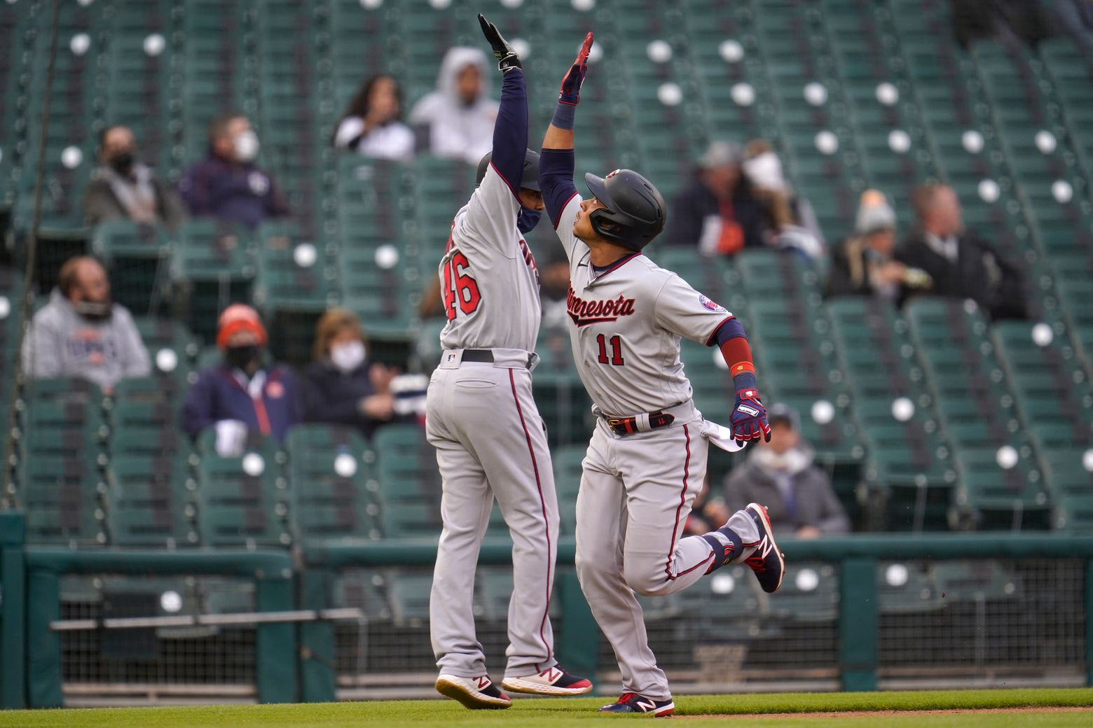 GF Baseball — Twins rookie Max Kepler hits his third home run of