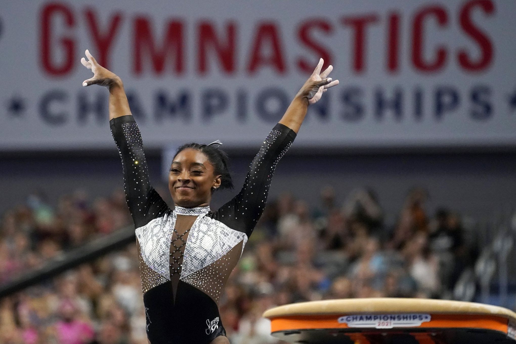 Simone Biles not competing at Winter Cup gymnastics meet