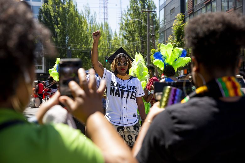 Juneteenth Celebrate Freedom Day Seattle Seahawks logo T-shirt