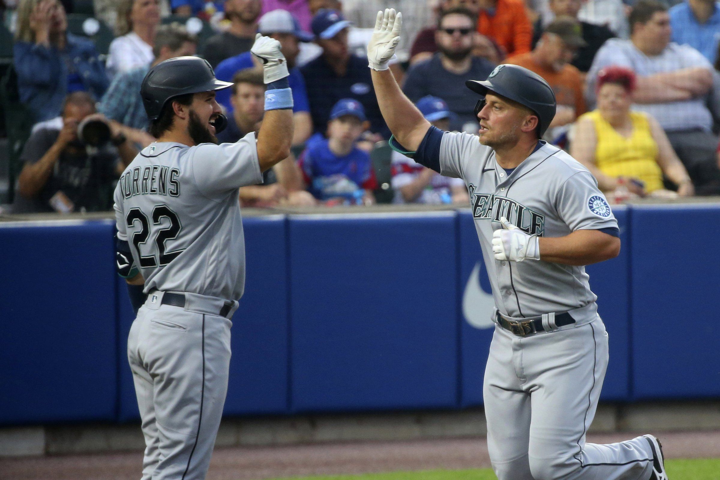 Dylan Moore wins game, and a big trophy, as Mariners go 10 innings