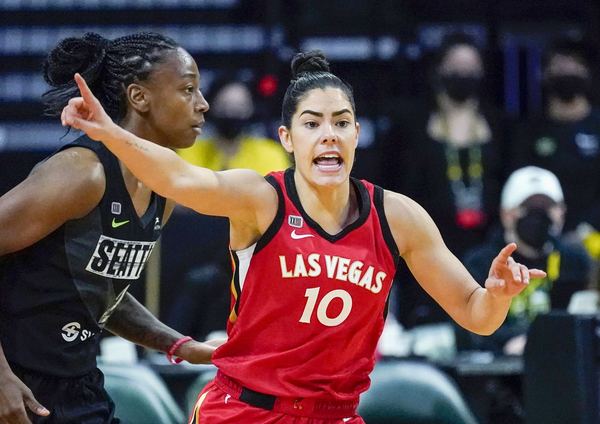 Las Vegas, we love you': Aces' Kelsey Plum says team has what can