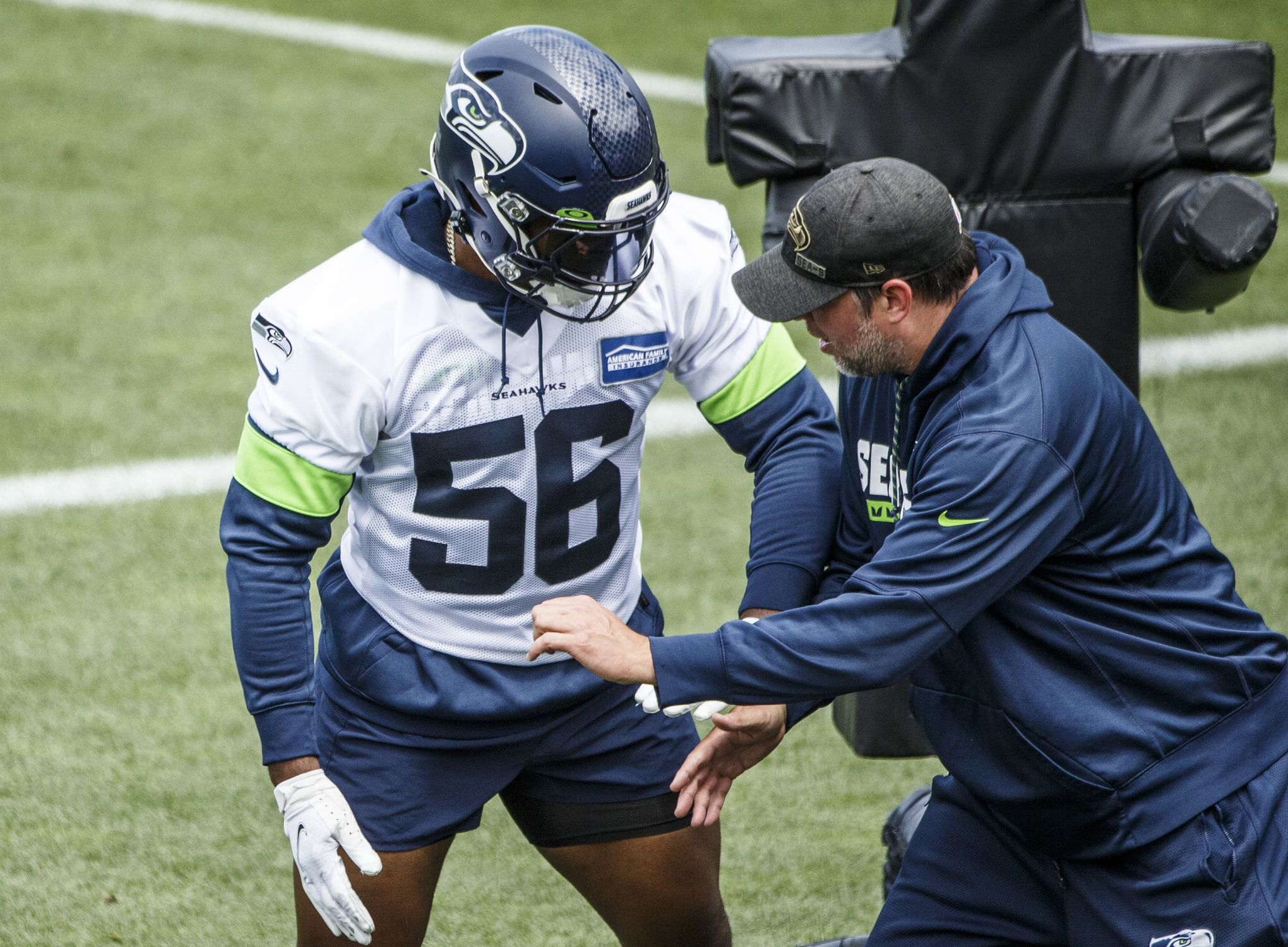 Top rookie Jordyn Brooks progressing in Seahawks defense