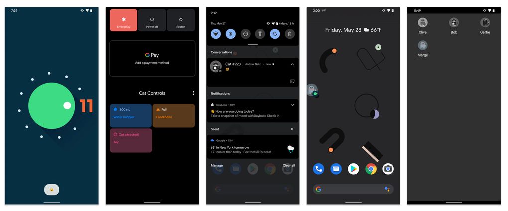 After you activate the Easter egg, digital cats begin to pop up in your notifications and conversation bubbles — where you can name them and add them to your collection. (Google)