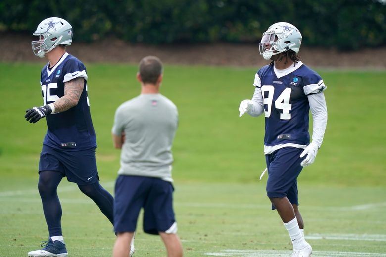 Dallas Cowboys defensive end Randy Gregory (94) plays against the