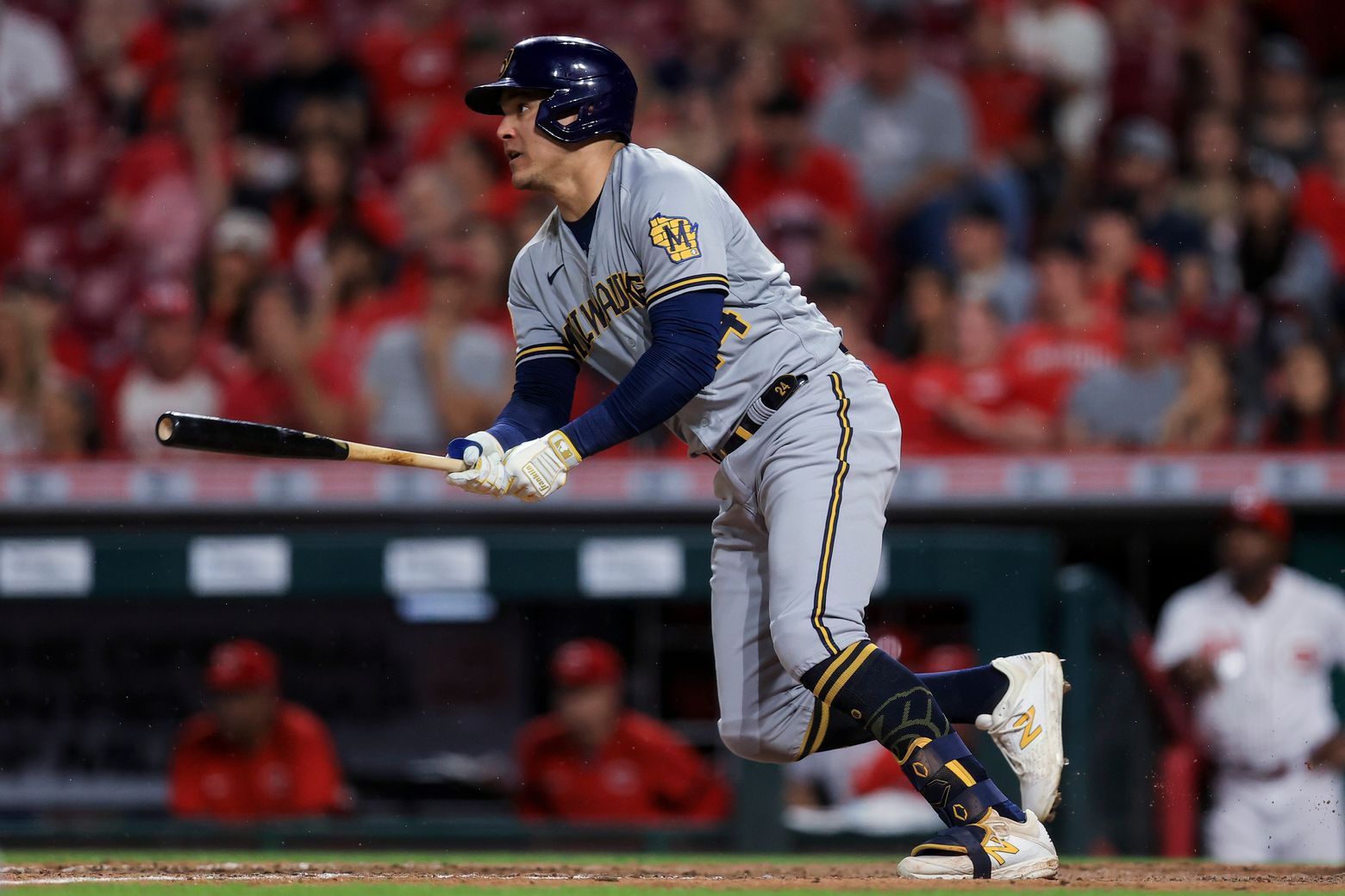 Kolten Wong homers 3 times as Brewers beat Reds 5-1