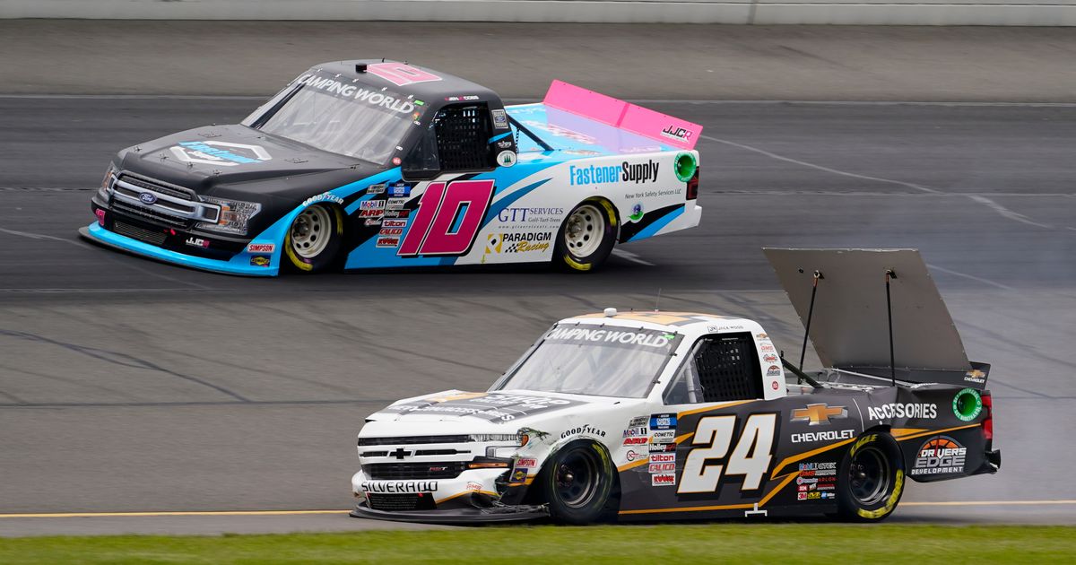 Nemechek holds off Busch in 12 KBM Trucks finish at Pocono The