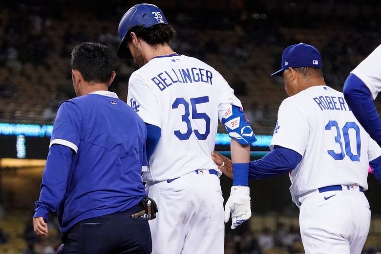 Los Angeles Dodgers center fielder Cody Bellinger (35