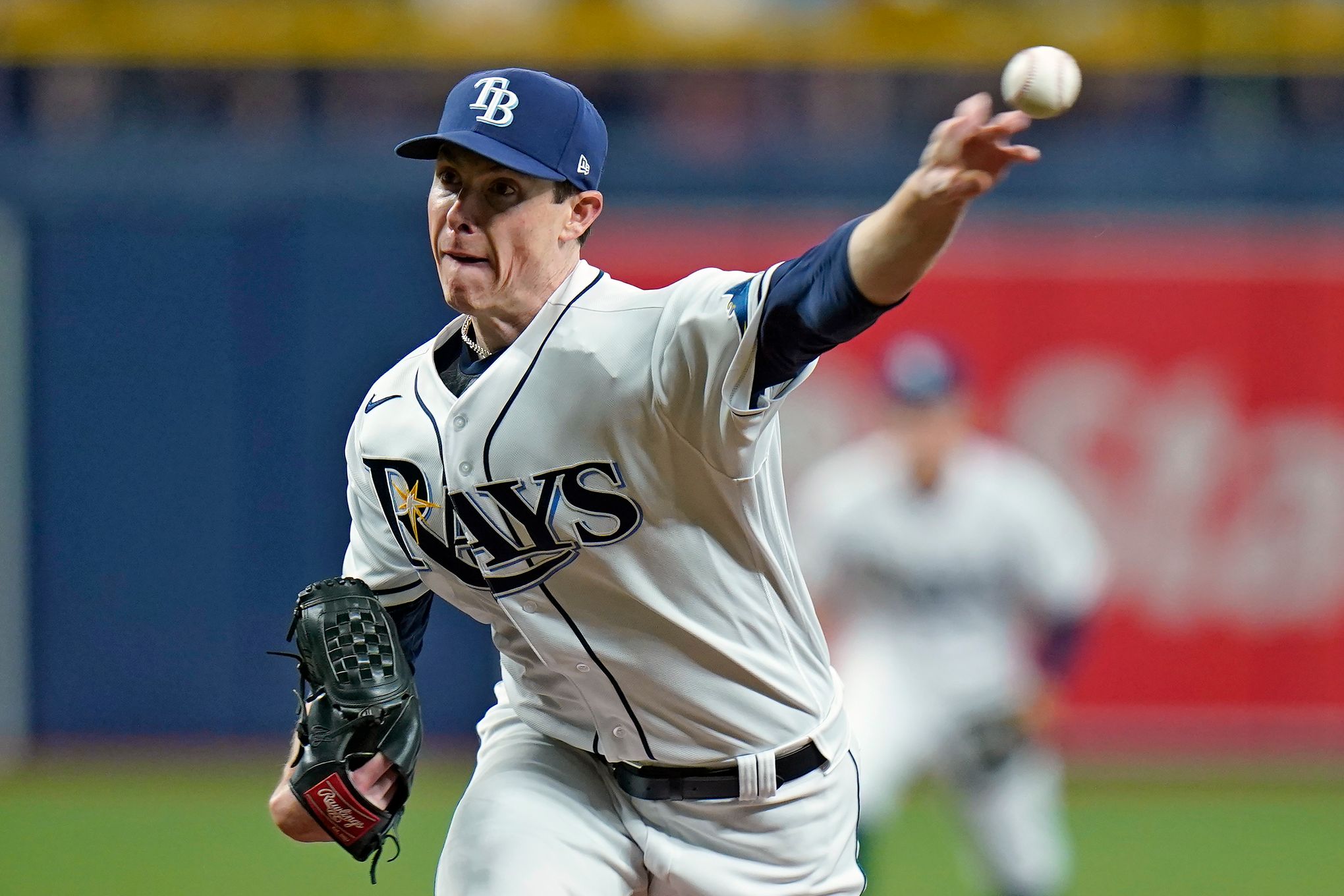 Tampa Bay Rays pitcher Andrew Kittredge, delivers against the