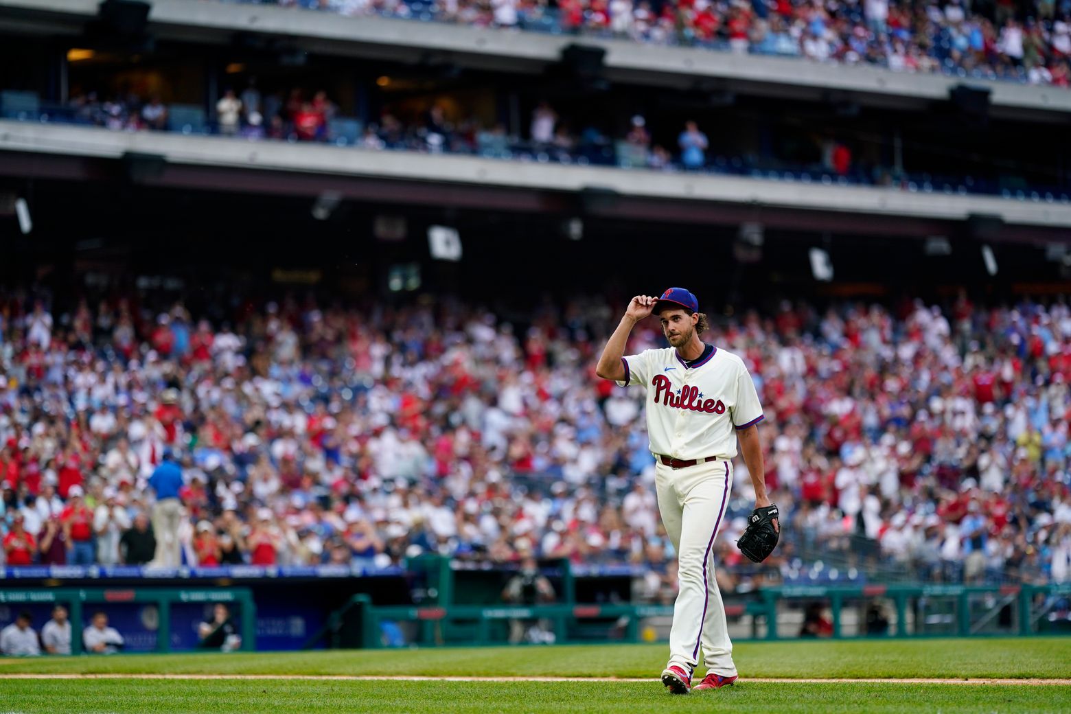 Nola lifts Phillies back over .500, beats reeling Yanks 7-0