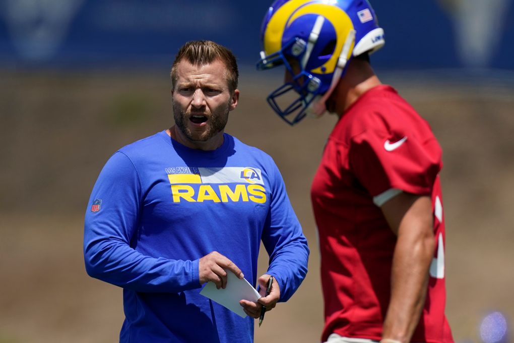 McVay in better mood, says he's better coach with Stafford | The Seattle  Times
