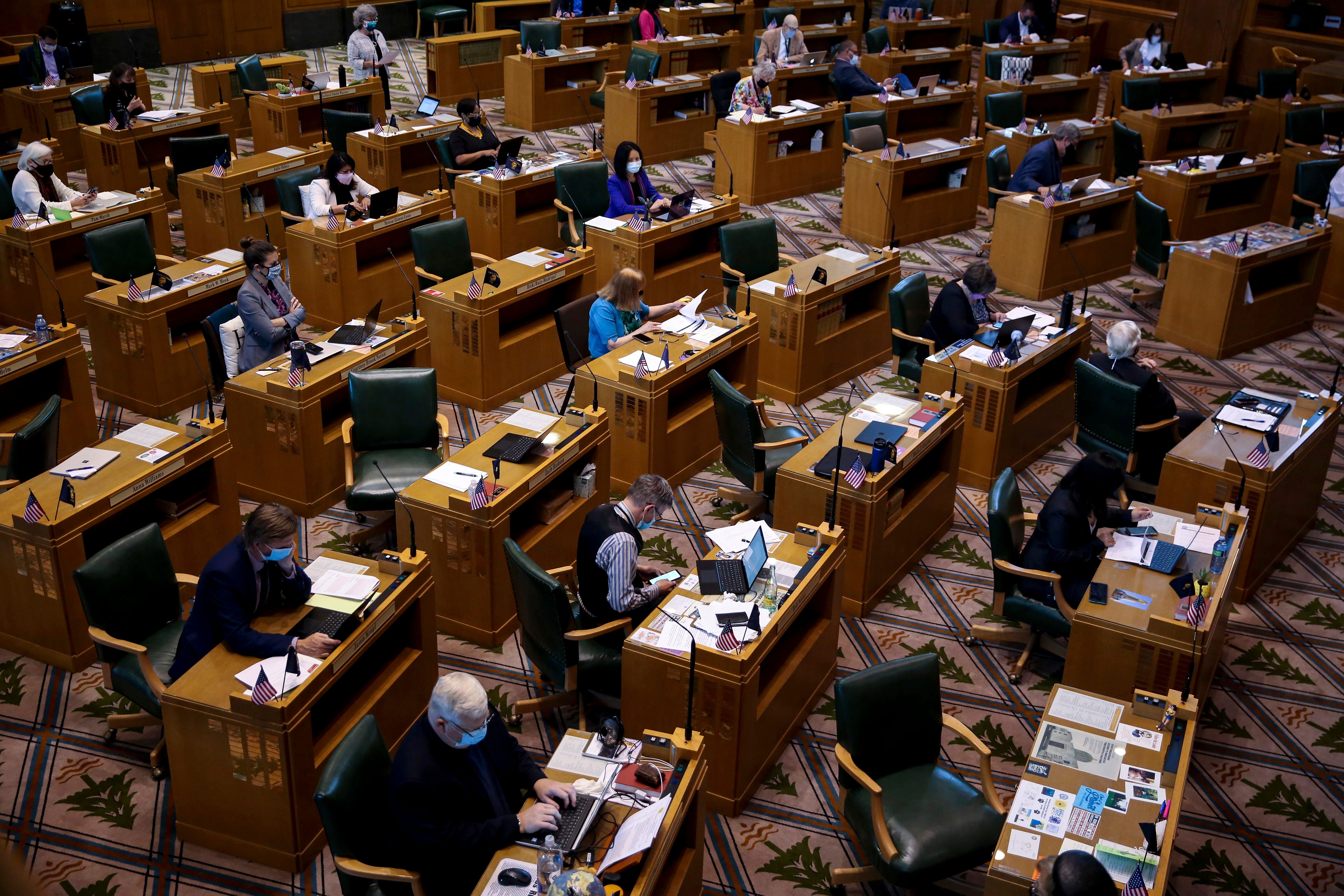 Oregon Legislature Adjourns 2021 Session Marked By COVID | The Seattle ...