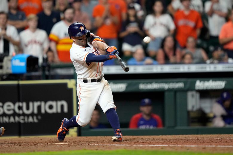 Jose Altuve Houston Astros Texas Rangers 