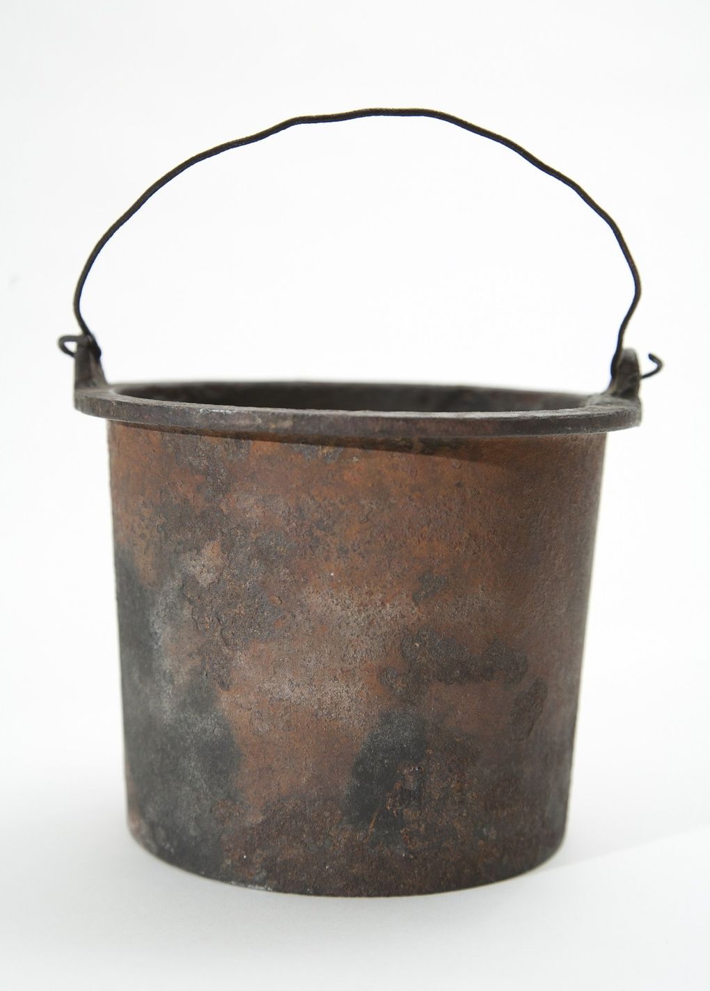 The glue pot that started the “Great Seattle Fire” in June 1889 is on display at MOHAI. (Courtesy of MOHAI)