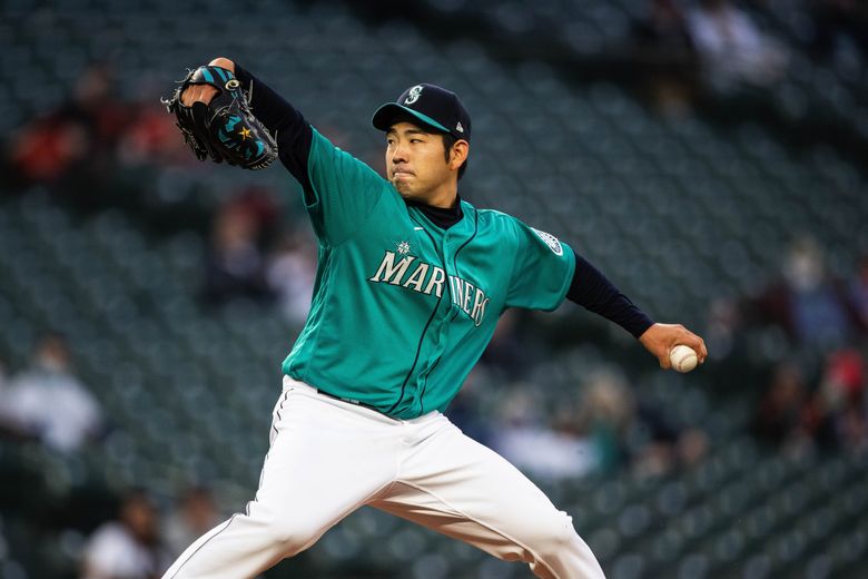 Yusei Kikuchi Game-Used Home Green Jersey - Athletics vs. Mariners