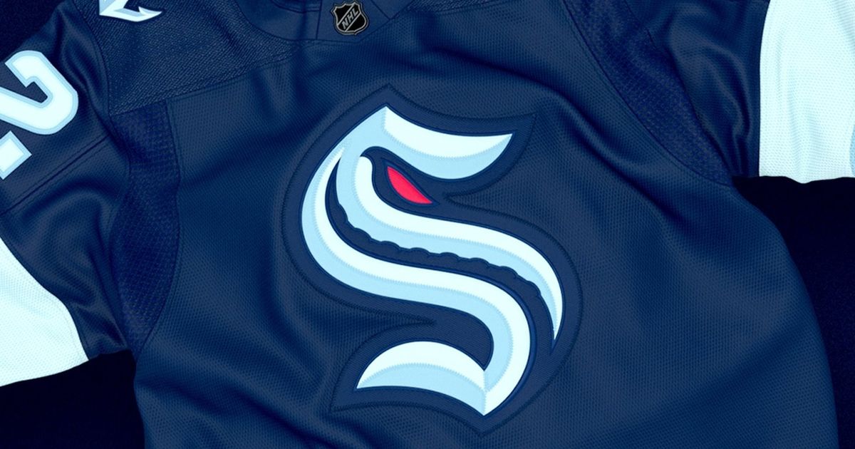 Kraken unveil 'Reverse Retro' jersey featuring 'sea' of light blue