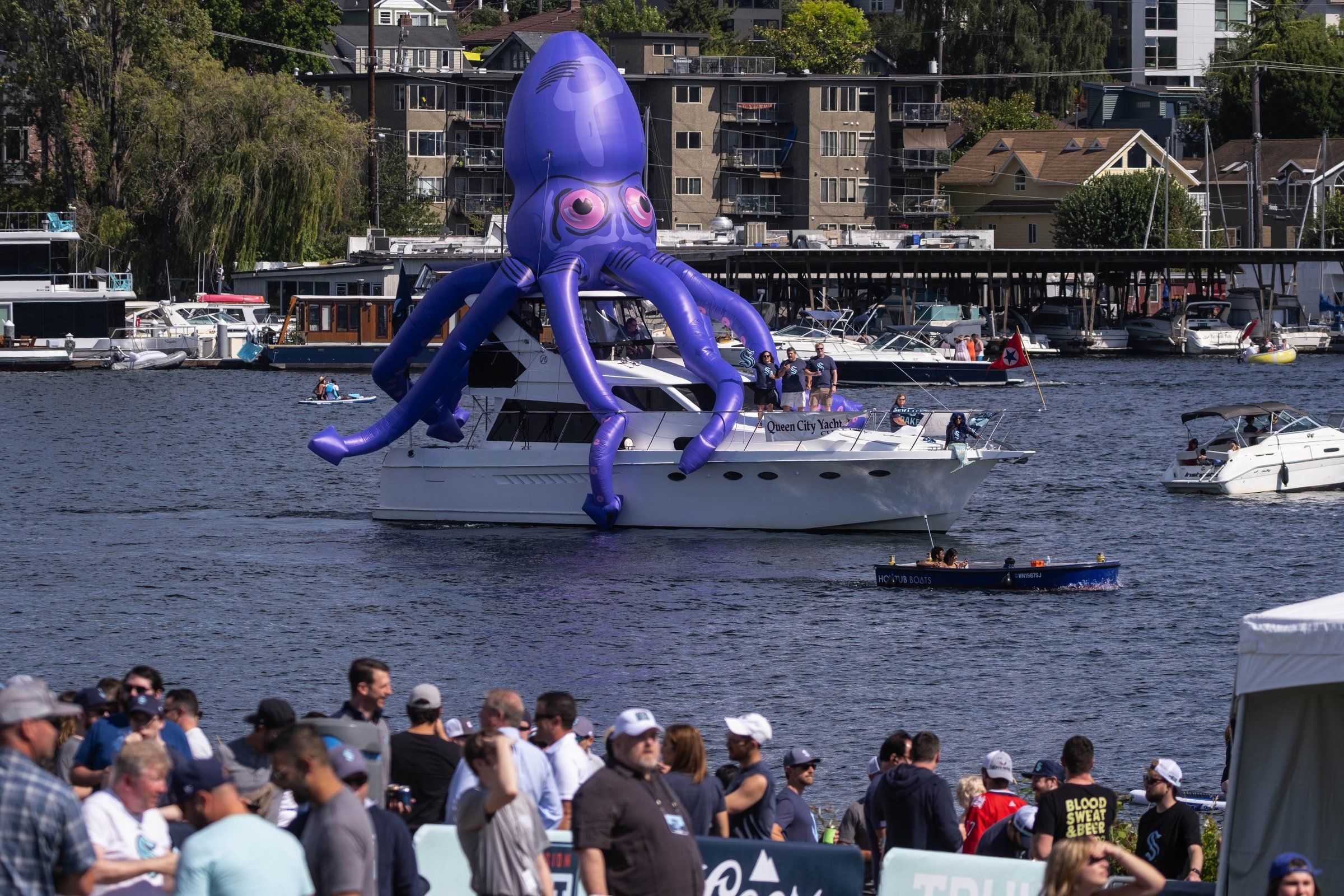 Photos from Seattle Kraken's draft day at Gas Works | The Seattle