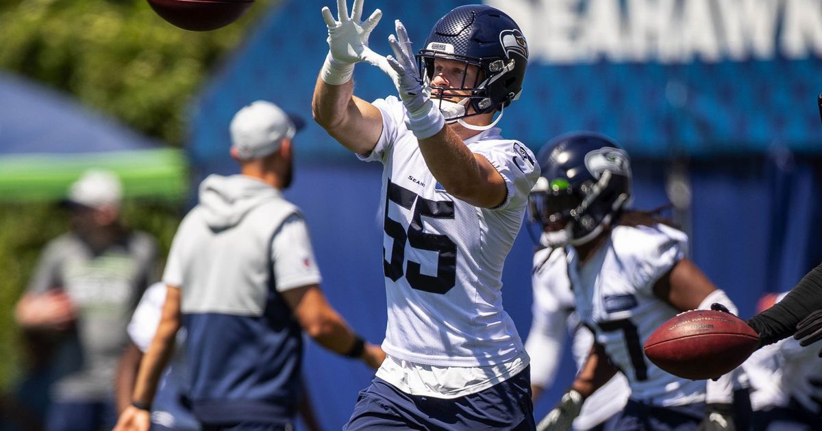 Seattle, WA, USA. 8th Sep, 2019. Seattle Seahawks linebacker Ben  Burr-Kirven (55) during a game between the Cincinnati Bengals and Seattle  Seahawks at CenturyLink Field in Seattle, WA. The Seahawks won 21-20.