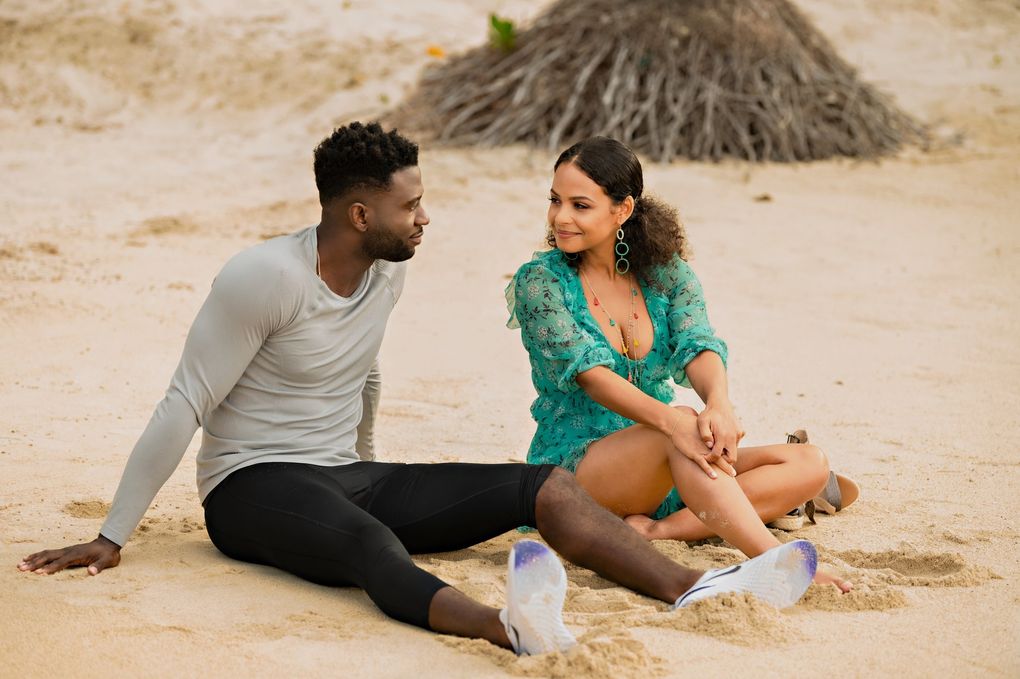 Sinqua Walls and Christina Milian in