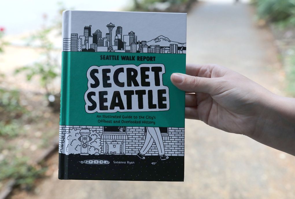 “Secret Seattle” is the second book from Susanna Ryan, SPL librarian and curator of the popular Seattle Walk Report Instagram account. (Greg Gilbert / The Seattle Times)