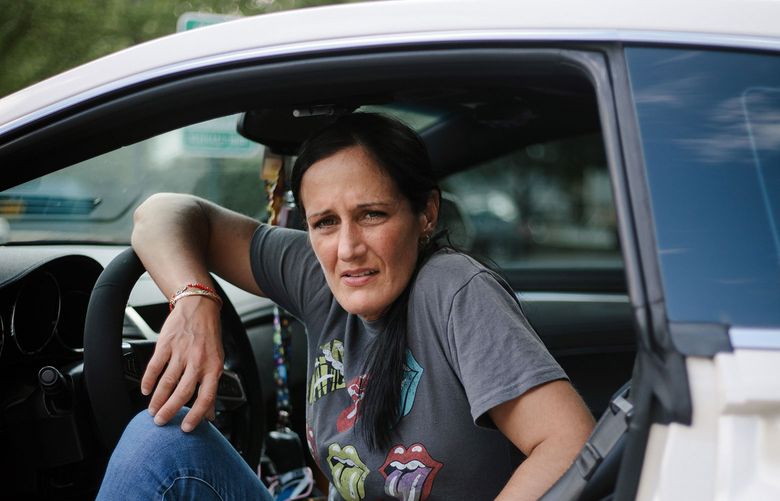 Brittney Latham in Louisville, Ky., signed up with Driver’s Protection of St. Louis, and paid about $2,000 in premiums. When she went to use the policy, her repair wasn’t covered. (Andrew Cenci / The New York Times)